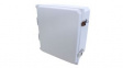 PJU14126L Type 4X Junction Box with Solid Snap Latch Cover, 312x156x357mm, Polyester, Grey