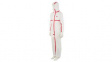 4565L Protective overall Size L red on white