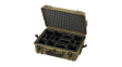 RND 600-00308 Watertight Case with Padded Dividers, 33.95l, 555x428x211mm, Polypropylene (PP),