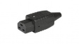 1658.0000  Power Entry Connector, Outlet, C21, 20A, diam.15mm