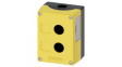 3SU1802-0AA00-0AB2  Switch Enclosure, 2 Command Points, 85x114x64mm, Yellow, SIRIUS ACT