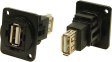 CP30208NM3B USB Adapter in XLR Housing, 4, USB 2.0 A