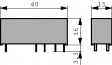 4-1415053-1 (SR4M4024) Предохранительные реле на печатную плату 24 VDC 800 mW