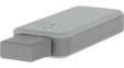 TEK-USB.30 Case for USB Device 58x25x10mm Light Grey / White ABS