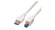 11.99.8871 USB Cable USB-A Plug - USB-B Plug 3m White