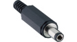 1634 02 Power plug, Male, 5.5 mm