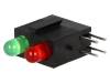 L-964ZM/1G1ID-RV LED; двухцветный,в корпусе; красный/зеленый; 3мм; Кол-во диод: 2