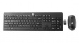 N3R88AA#ABB Wireless Slim Business Keyboard and Mouse EU Europe/QWERTY USB Black