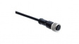 M12A-05BFFM-SL8N01 Sensor Cable, M12 Socket - Open End Connector, 1m, 4A, 60V
