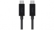 F2CU049BT2M-BLK Cable USB-C Plug - USB-C Plug 2m Black