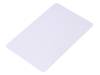 PVC WHITE CARD NTAG213 THERMAL S/N, Карта RFID; 86x54x0,8мм; f: 13,56МГц; Дальность: 90мм; ISO 14443A, GOODWIN