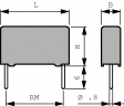 B32654-A1104-J Конденсатор pадиальная 100 nF ±5% 1600 VDC 500 VAC