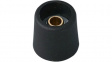 A3116639 Control knob without recess black 16 mm