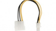 CCGP74340VA015 Internal Power Cable P4 Male - Molex Male 150mm Multicolour