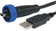PX0441/4M50 USB Connector, USB A/mini-USB B 4.5 m