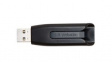 49173 USB Stick, V3, 32GB, USB 3.0, Black
