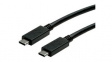 11.44.9052 Cable Green USB-C Plug - USB-C Plug 500mm USB 3.1 Black