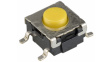 B3S-1002P BY OMZ Tactile Switch, 50 mA, 24 VDC