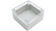 RND 455-01049 Plastic Enclosure 160x160x90mm Light Grey Polycarbonate IP67
