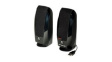 980-000029 PC Speakers, 2.0, 2W, Black