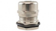 MES32 NC080 Cable Gland, With Locknut, M32 x 1.5, 8 mm, Brass, Nickel-Plated