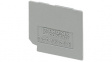 1414035 End plate, grey