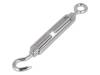 SCI-C-M6-A4 Turnbuckle; acid resistant steel A4; for rope; hook/eye; O: 10mm