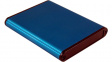 1455A802BU Metal enclosure blue 133 x 70 x 12 mm Aluminium