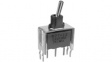 M2T22S4A5W13 Miniature Toggle Switch, On-On, Soldering Pins, Straight