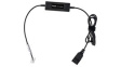AXC-HISHD Headset Cable for Avaya 1600 / 9600 Desk Phones, 1x QD - 1x RJ-9, 1.1m