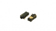 FCR684204R Optical Connector, Right Angle, Socket, Black / Gold