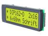 EA DIP162-DHNLED Дисплей: LCD; алфавитно-цифровой; STN Positive; 16x2; LED; PIN:18