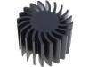 SK57150SA Радиатор; для светодиодов; O:70мм; H:50мм; Цвет: черный
