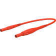 XSMS-419 200CM RED Лабораторные кабели с предохранителем ø 4 mm красный 200 cm CAT IV