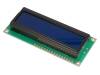 RC1602B-BIW-ESX Дисплей: LCD; алфавитно-цифровой; STN Negative; 16x2; голубой