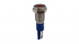 RND 210-00699 Vandal Resistant LED Indicator, Red, 8mm, 12VDC, Soldering Lugs