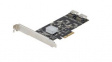 8P6G-PCIE-SATA-CARD SATA Expansion Adapter Card with 4 Host Controllers, PCI-E x4, SATA III
