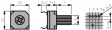 FR01KR16P-ST-075A Кодирующие переключатели на ПП HEX 4+1