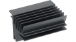 S518/100 Heat sink 100 mm 2.3 K/W black anodised