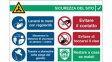 RND 605-00211 COVID-19 General Safety Information, Safety Sign, Italian, 371x262mm, 1pcs