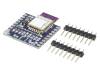 MOD-61 Bluetooth LE module; pin strips; In the set: prototype board