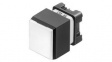 99-486.837 Illuminated Pushbutton Switch Actuator, Black / White, IP40, Latching Function