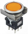 LBW6ML-M1RT64WA Кнопочный переключатель с подсветкой 2CO 5 A 30 В / 125 В / 250 В IP65