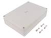 11041101 Plastic Enclosure Without Knockouts, 254 x 180 x 63 mm, Polystyrene, IP66, Grey