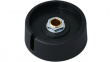 A3040069 Control knob with recess black 40 mm