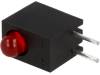 L-934CB/1SRD LED; в корпусе; красный; 3мм; Кол-во диод: 1; 20мА; 60°; 1,85?2,5В