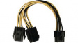 CCGP74415VA015 Internal Power Cable EPS 8-Pin Male - 2x PCI Express Female 150mm Multicolour