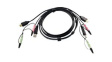 2L-7D02UH KVM Adapter Cable HDMI / USB / Audio, 1.8m