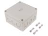 10540501, Enclosure with knock outs grey, RAL 7035 Polystyrene IP 66 N/A TK-PS, Spelsberg