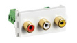 25998202 Audio Adapter, Straight, RCA Socket - Terminal Block